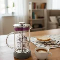 French Press - Filtre Kahve Ve Bitki Çayı Demliği 600ml Gri