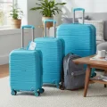3’lü Valiz Bavul Seti Mavi – Darbelere Karşı Yüksek Koruma
