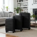 901 3lü Valiz Bavul Seti Siyah - Darbelere Karşı Yüksek Koruma