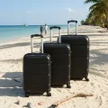 901 3lü Valiz Bavul Seti Siyah - Darbelere Karşı Yüksek Koruma