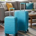 901 3lü Valiz Bavul Seti Turkuaz - Darbelere Karşı Yüksek Koruma