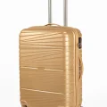 Premium Ultra Dayanıklı Kabin Boy Valiz - Gold | %100 Saf PP