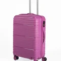 Premium Ultra Dayanıklı Kabin Boy Valiz - Mor | %100 Saf PP Kırılmaz