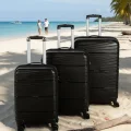 3’lü Valiz Bavul Seti Siyah – Darbelere Karşı Yüksek Koruma