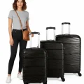 3’lü Valiz Bavul Seti Siyah – Darbelere Karşı Yüksek Koruma