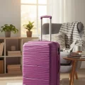 Premium Ultra Dayanıklı Kabin Boy Valiz - Mor | %100 Saf PP Kırılmaz