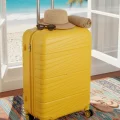 Premium Ultra Dayanıklı Büyük Boy Valiz - Sarı | %100 Saf PP Kırılmaz