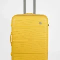 Premium Ultra Dayanıklı Büyük Boy Valiz - Sarı | %100 Saf PP Kırılmaz