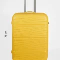 Premium Ultra Dayanıklı Büyük Boy Valiz - Sarı | %100 Saf PP Kırılmaz