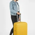 Premium Ultra Dayanıklı Büyük Boy Valiz - Sarı | %100 Saf PP Kırılmaz