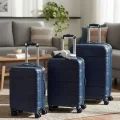 3’lü Valiz Bavul Seti Lacivert – Darbelere Karşı Yüksek Koruma