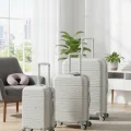 3’lü Valiz Bavul Seti Gri – Darbelere Karşı Yüksek Koruma