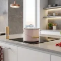 Tasarım Emaye Yoğurt Tenceresi Emaye Bakraç 20cm 5,25 lt Pembe