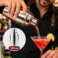 Professional Paslanmaz Çelik Shaker 550 ml - Bar ve Ev Tipi Kokteyl Karıştırıcı