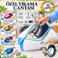 Özel Tasarım Ayakkabı ve Hassas Eşya Yıkama File Çantası- Mikrofiber Fermuarlı Koruyucu Yıkama Filesi