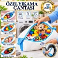 Özel Tasarım Ayakkabı ve Hassas Eşya Yıkama File Çantası- Mikrofiber Fermuarlı Koruyucu Yıkama Filesi