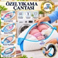 Özel Tasarım Ayakkabı ve Hassas Eşya Yıkama File Çantası- Mikrofiber Fermuarlı Koruyucu Yıkama Filesi