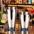 Paslanmaz Çelik Kokteyl Shaker Seti (750 ml + 500 ml)