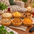 Prestij Bambu Çerezlik Seti – 6 Parça, 8 cm, Modern ve Dayanıklı
