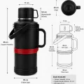 Profesyonel Termos 5 Litre - Kamp, Piknik & Dış Mekan Çelik Termos | Nishev