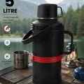 Profesyonel Termos 5 Litre - Kamp, Piknik & Dış Mekan Çelik Termos | Nishev