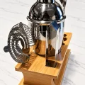 Shaker Kokteyl Set - 7 Parça 550 ml Shaker Coctail Set Bambu Standlı
