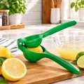 Tasarım Döküm Limon Sıkacağı Yeşil - Dayanıklı Narenciye Sıkacağı