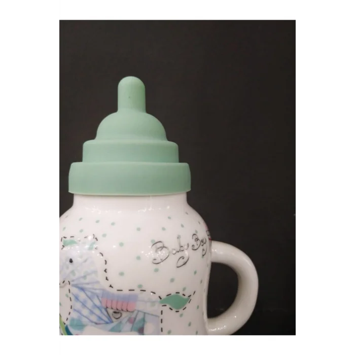 Prestige Porselen Silikon Kapaklı Bebek Biberonu 330ml
