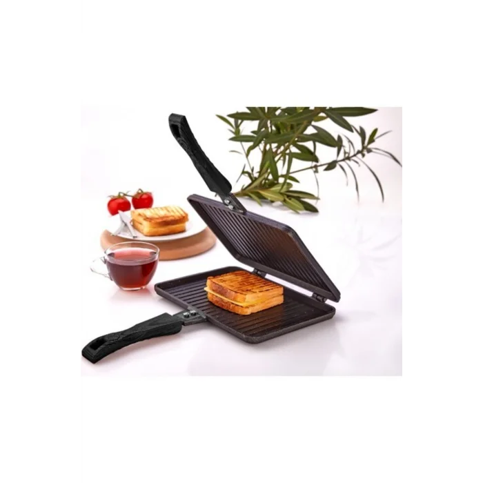 Tospik Maxi Granit Döküm Ocak Üstü Tost Makinesi