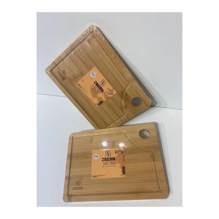 Zbern Dream Bamboo 2li Premium Ekmeği Kesme Tahtası