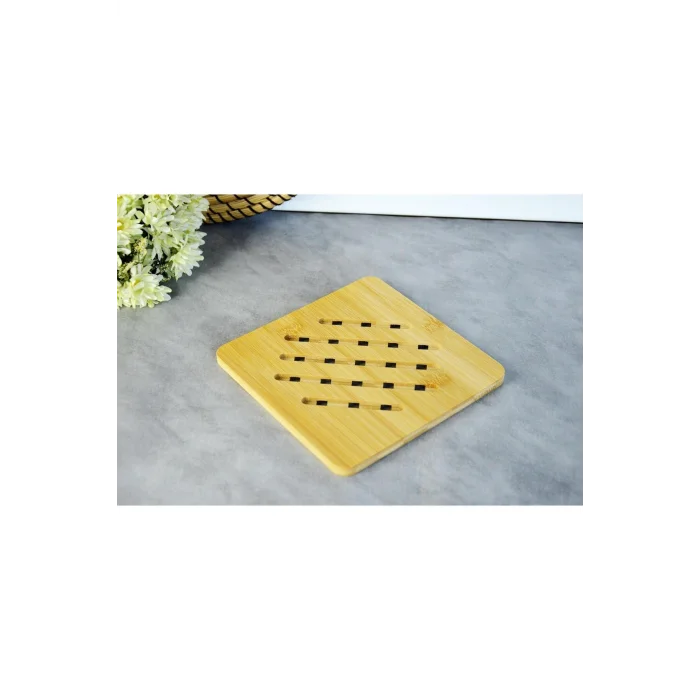 Premium Bambu Kare Nihale Yatay Desenli Duvar Kağıdı – Doğal Lüks Tasarım