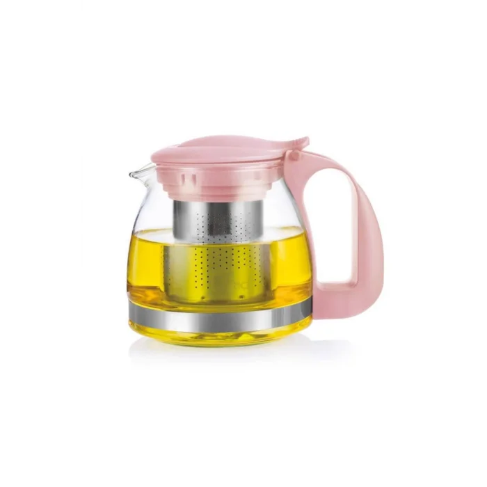 Elysian 700ml Transparent Tea Infuser – Colorful Filter Collection