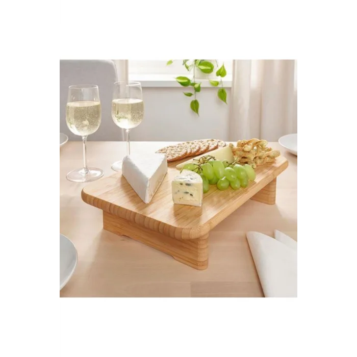 Bambu Ayak Destekli Kesme Tahtası 35x22 cm Sunum Gereçleri
