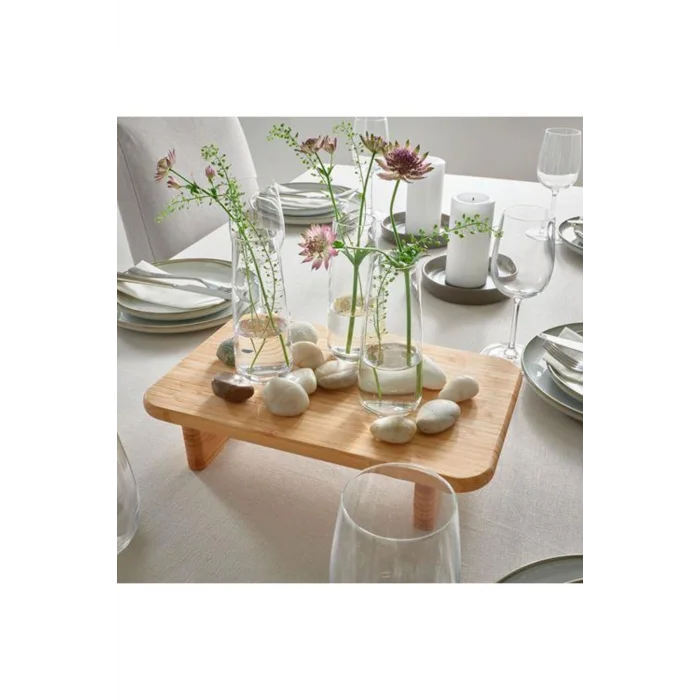 Bambu Ayak Destekli Kesme Tahtası 35x22 cm Sunum Gereçleri
