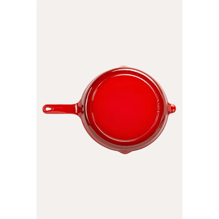 Sürel Premium Kırmızı Demir Döküm Kızartma Tavası 27 cm