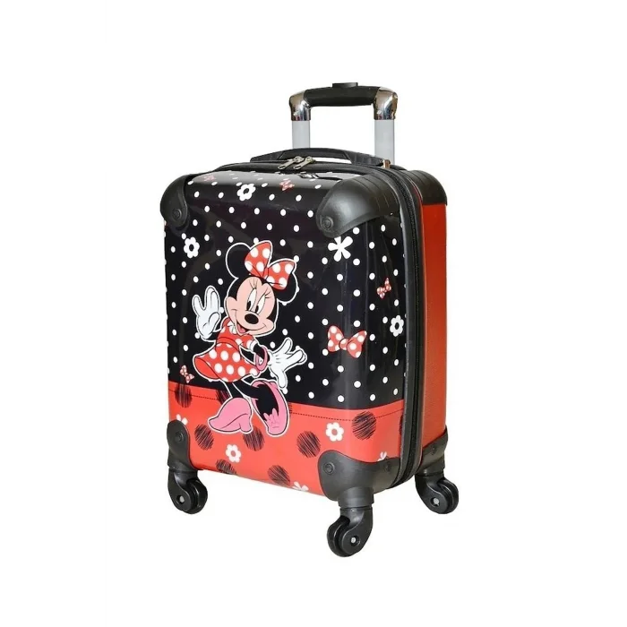 Mickey Mouse Kız Çocuk Valizi – Kırmızı-Siyah Şıklık
