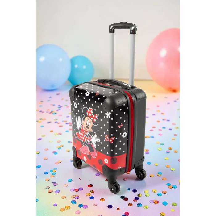 Mickey Mouse Kız Çocuk Valizi – Kırmızı-Siyah Şıklık