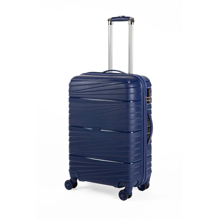 901 3lü Valiz Bavul Seti Lacivert - Darbelere Karşı Yüksek Koruma