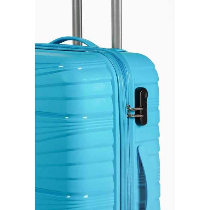 901 3lü Valiz Bavul Seti Turkuaz - Darbelere Karşı Yüksek Koruma