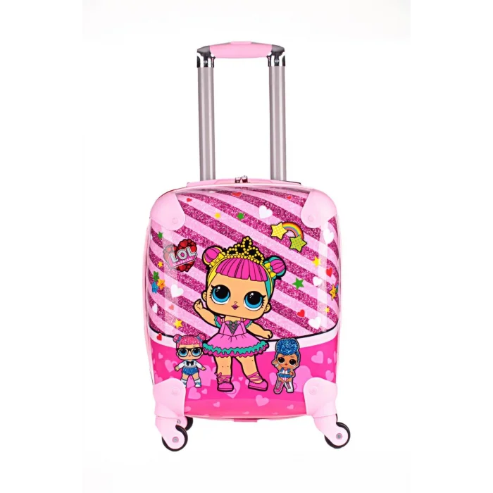 LuxePembe Kız Çocuk Valizi – Şıklık ve Dayanıklılık