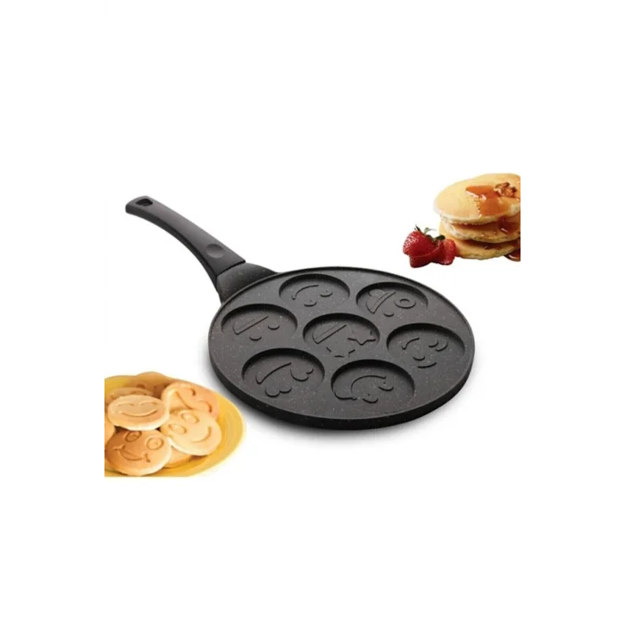 Gülenyüz Premium Granit Krep & Pankek Tava – 28 cm Döküm