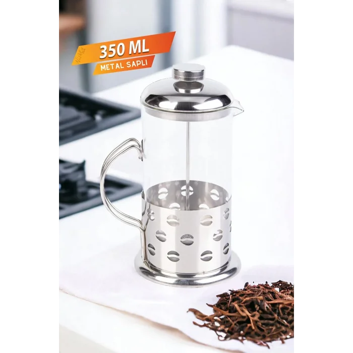 French Press - Filtre Kahve Ve Bitki Çayı Demliği 350 ml