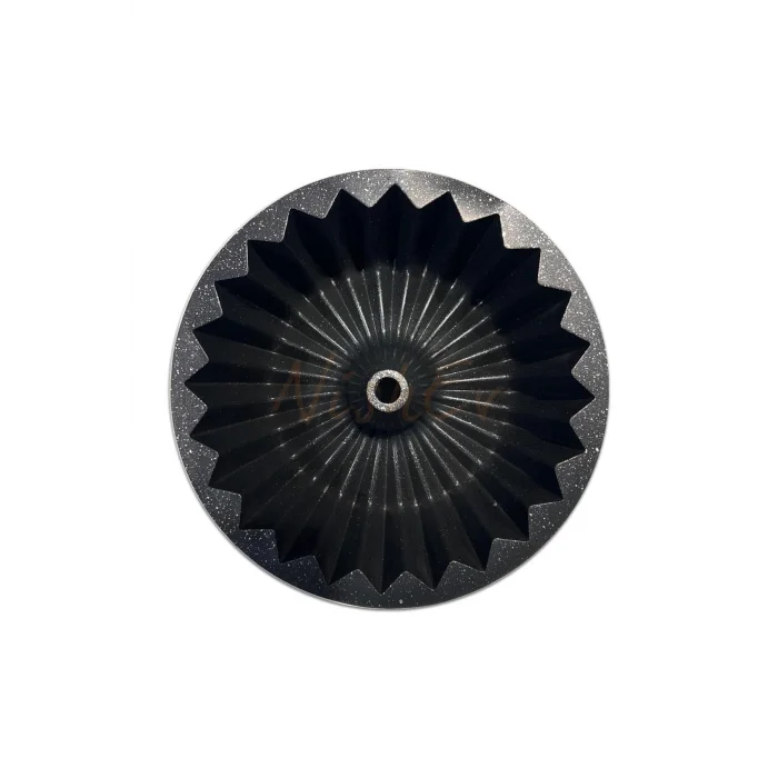 Hanımeli Premium Döküm Kek Turta Kalıbı Siyah 26cm