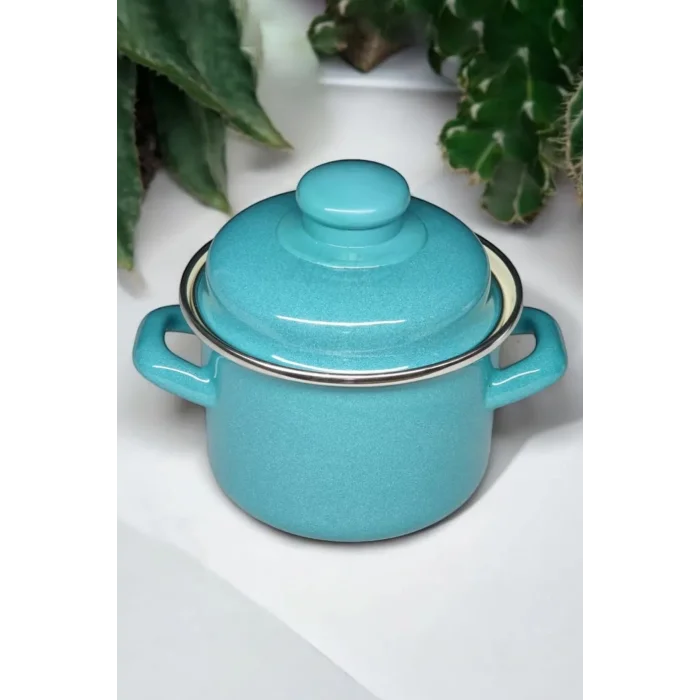 Prestij Emaye Mini Tencere Seti – 12cm 900ml – 3 Renk Alana 1 Bedava, Lüks ve Çevre Dostu