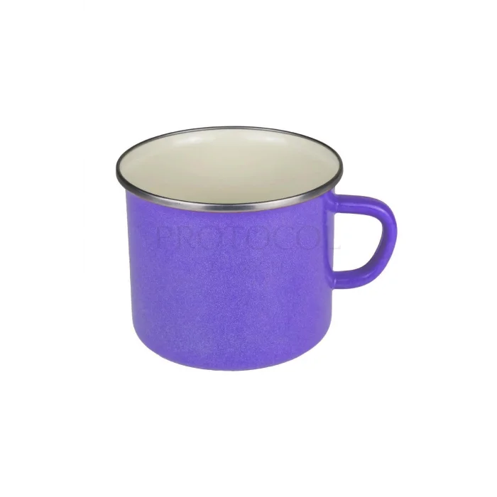 İtalyan Emaye Kupa 10cm -mavi