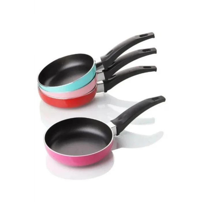 Lüks Mini Sos Tavası – Teflon Yapışmaz 12 cm Pembe