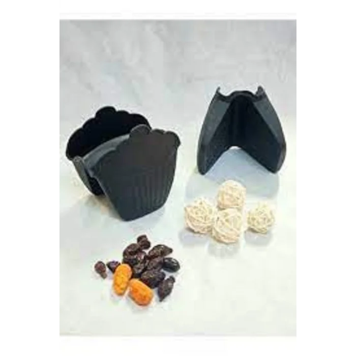 Premium 3‑Katmanlı Silikon Fırın Eldiveni – Isı Yalıtımlı, Kaymaz, Çok Fonksiyonlu (Mikrodalga/Fırın/Buzdolabı) Siyah