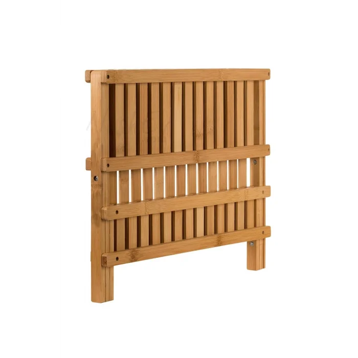 Lüks 2 Katlı Bambu Tabaklık & Kurutma Rafı – 47x32 cm