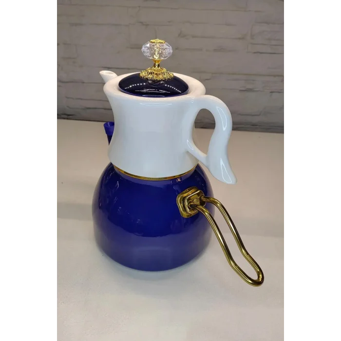 Dufy Prestige Lacivert Çaydanlık Seti