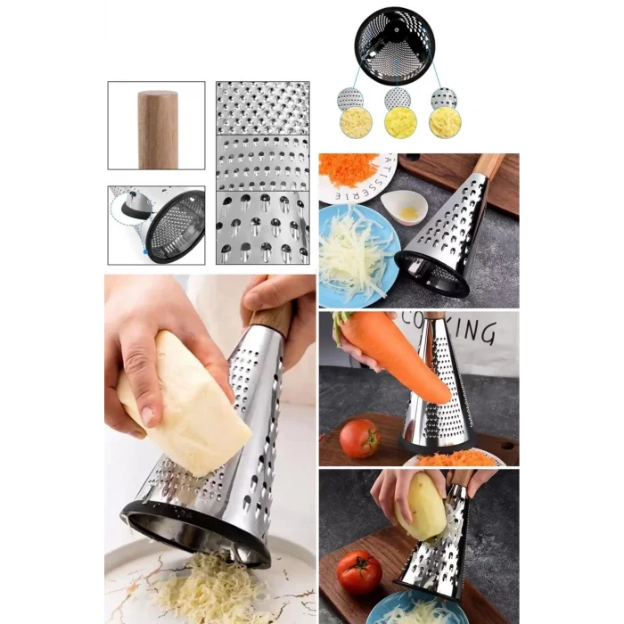 Prestige Culinary Konik Top Rende – Paslanmaz Çelik 11cm-20cm